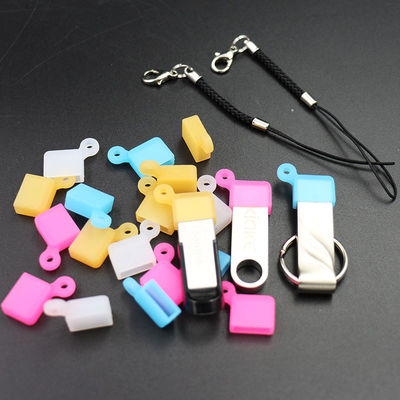 ক্ষতিহীন USB সিলিকন প্রতিরক্ষামূলক কভার লাইটওয়েট ডাস্টপ্রুফ