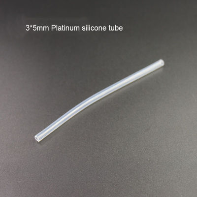 গন্ধহীন স্বচ্ছ সিলিকন হোস পাইপ 2x4mm 3x5mm 5x7mm প্রসারণযোগ্য